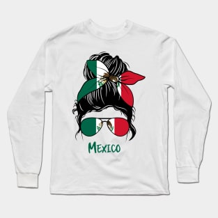 Mexican Girl Mexico Mexicana Mexico Girlfriend Long Sleeve T-Shirt